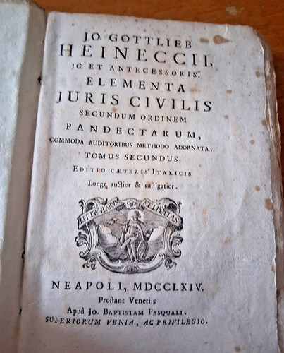 Antico libro diritto latino - antico,