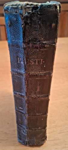 Antico libro breviarium - antico, "breviarium