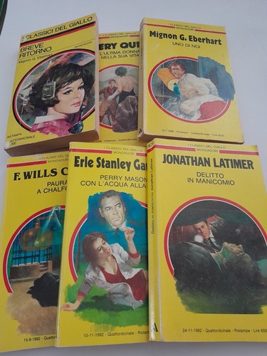 Libro giallo mondadori lotto - giallo,